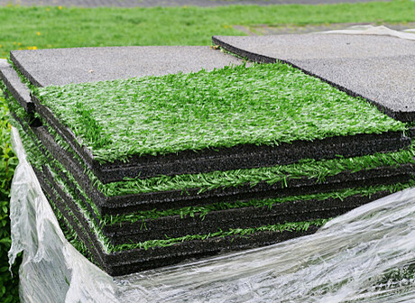 Layers of Artificial Turf