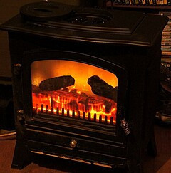 wood stove