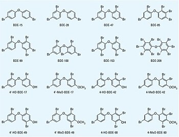 PBDE chemical structures