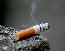 photo of cigarette